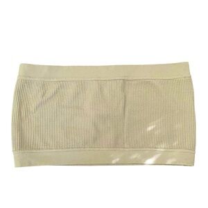 2/$15 Garage Ribbed Tube Top Tan Small